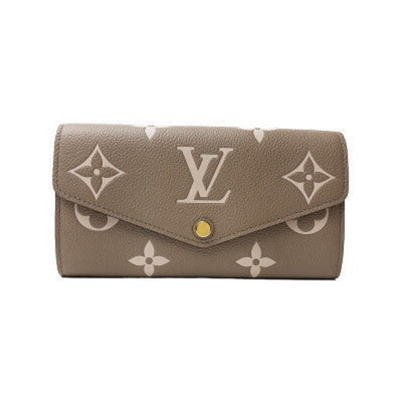 Louis Vuitton Bicolor Empreinte Portefeuille Sarah NM Bifold Long Wallet - Picture 1 of 5
